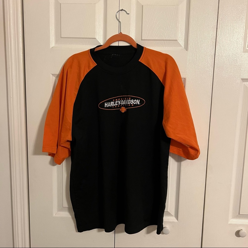 harley davidson baseball tee